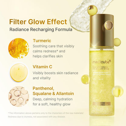 Kojic Acid Turmeric Vitamin Gold Jelly Mist Serum
