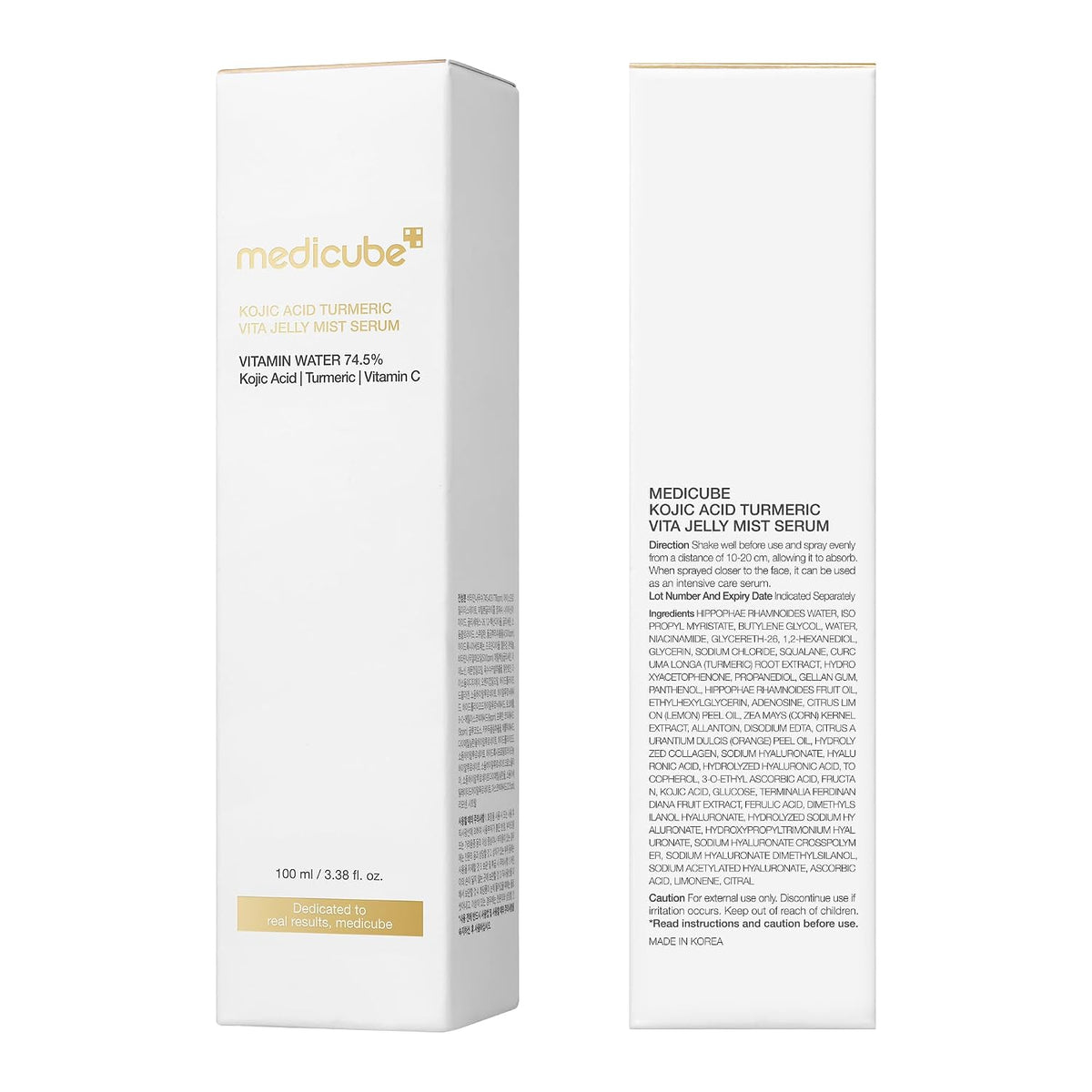 Kojic Acid Turmeric Vitamin Gold Jelly Mist Serum
