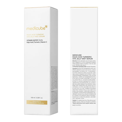 Kojic Acid Turmeric Vitamin Gold Jelly Mist Serum