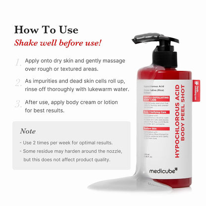Hypochlorous Acid Rice Body Peel Shot
