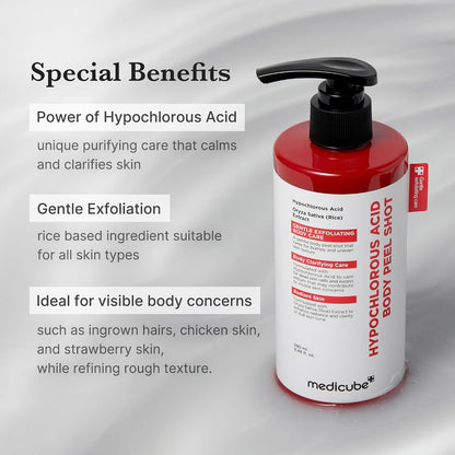 Hypochlorous Acid Rice Body Peel Shot